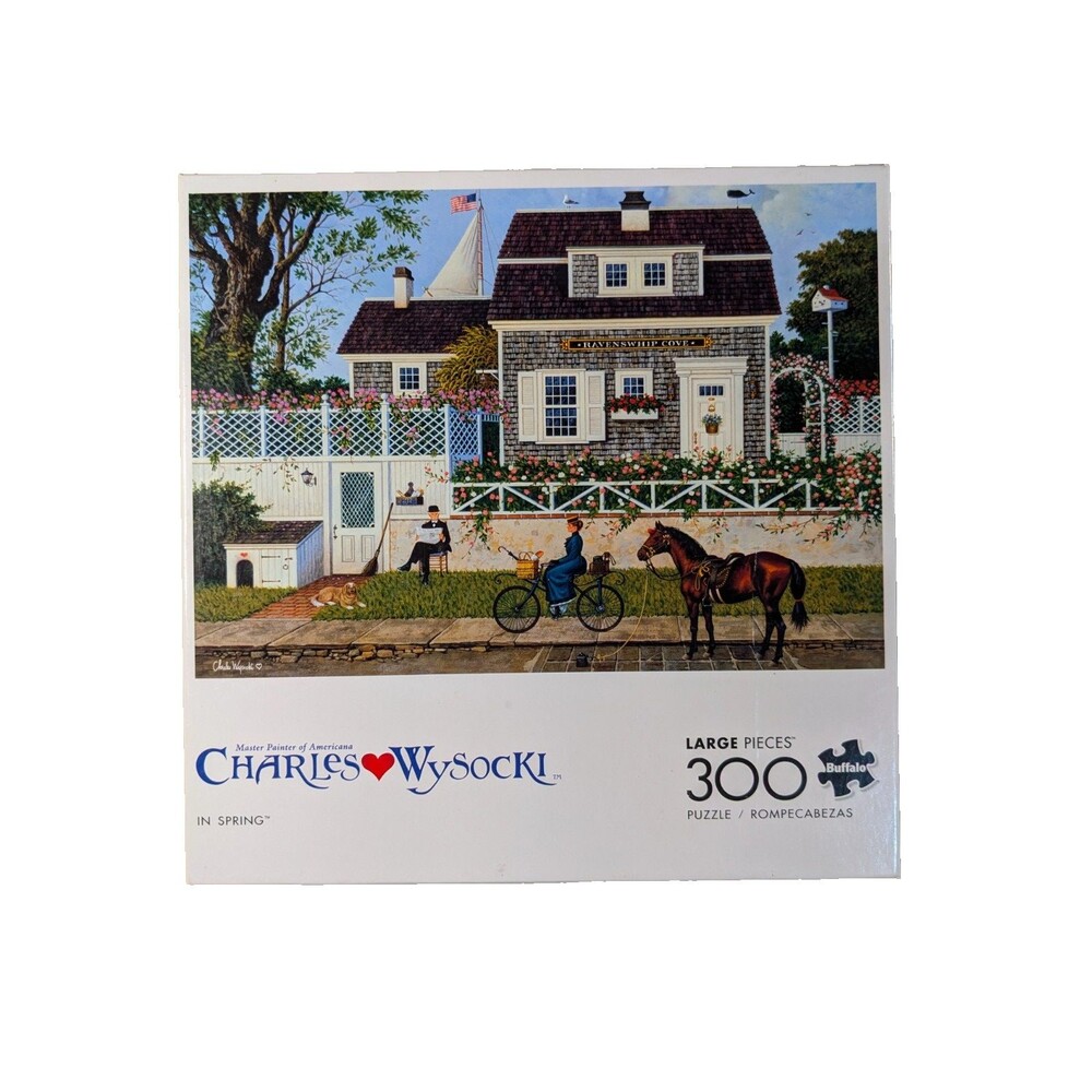 Charles Wysocki 300 Pc Buffalo Games Jigsaw In Spring